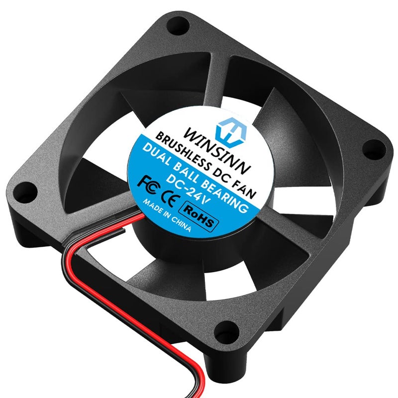 WINSINN 35mm Fan 24V Dual Ball Bearing Brushless 3510 35x10mm - High Speed (Pack of 5Pcs) - Image 4